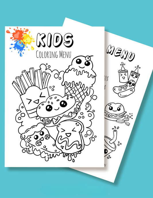 Kid's Coloring Book (Digital Pdf)